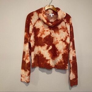 ABOUND - Nordstrom’s cowl neck, tie dye long sleeve top - NWT